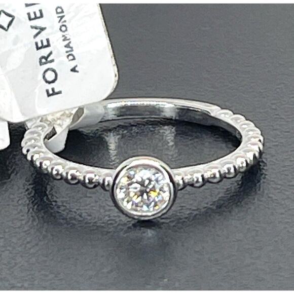 De Beers Forevermark Natural Diamond 18K Solid Gold Ring (1/4 ct) SZ 6.5 Luxury - Picture 12 of 16